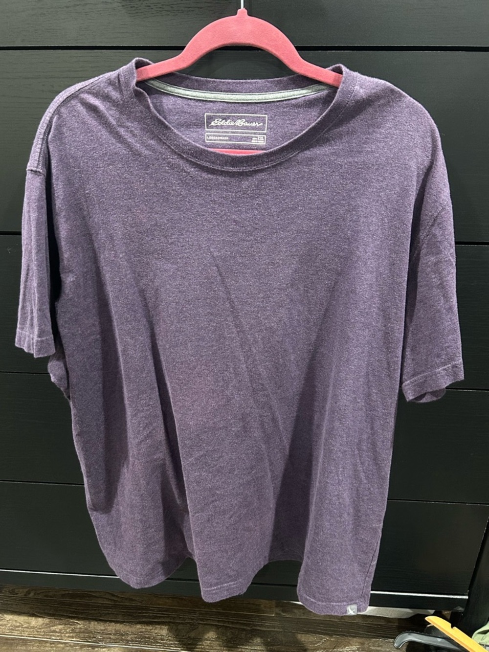 Eddie Bauer Men's Short Sleeve Crewneck Tee - Purple